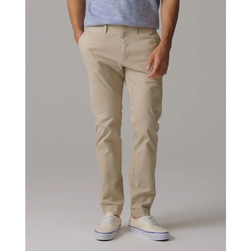 J Crew 484 Slim Fit Stretch Chino Casual Pants US Men's 32X32 New